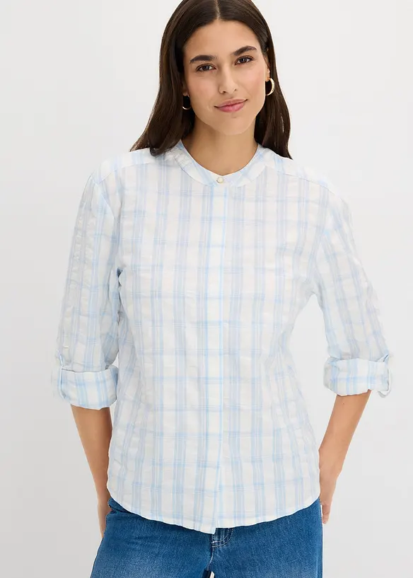 Blus i bomull, bonprix