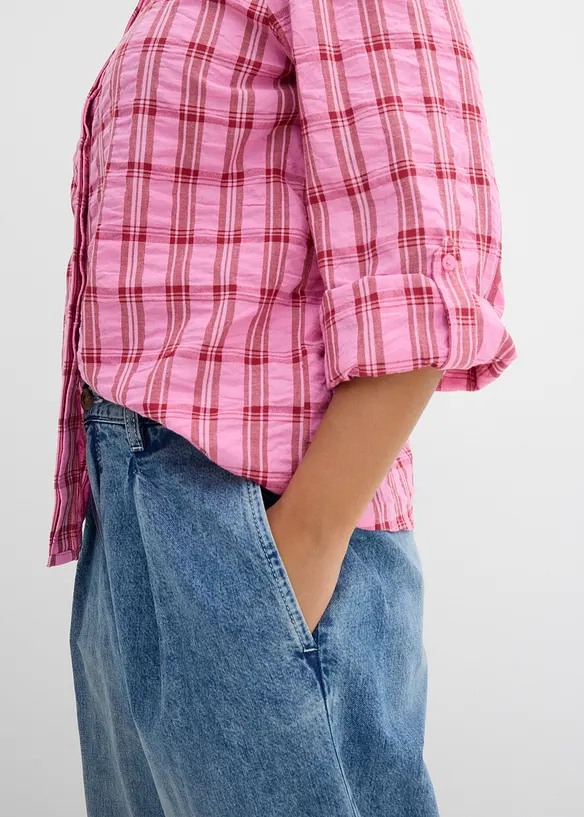 Blus i bomull, bonprix