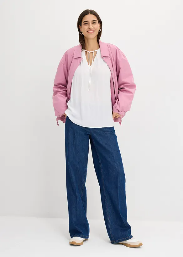 Blustunika i b&ouml;ljande viskos, bonprix