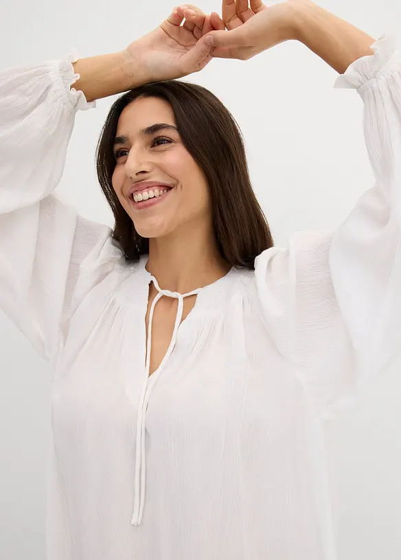 Blustunika i b&ouml;ljande viskos, bonprix