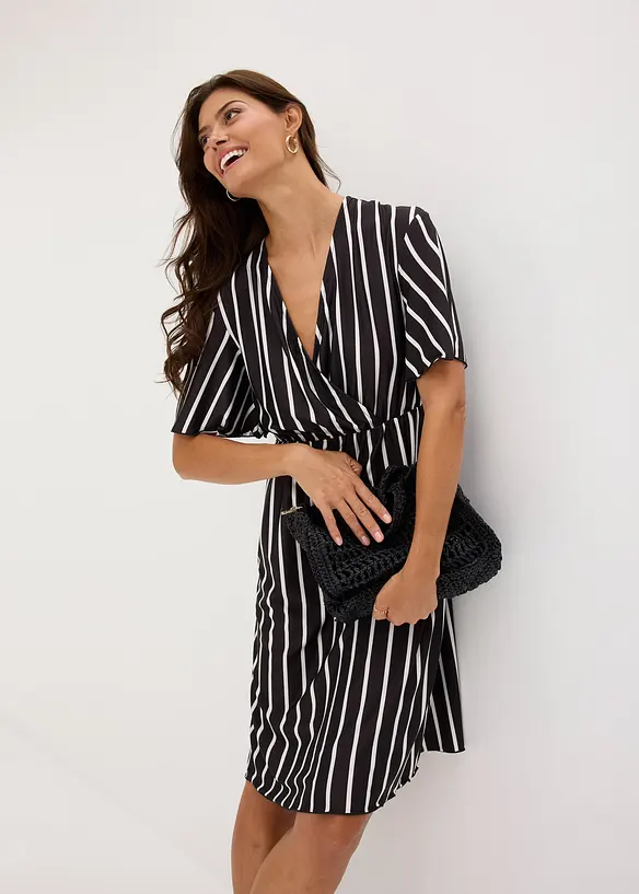 Minikl&auml;nning med djup urringning, bonprix