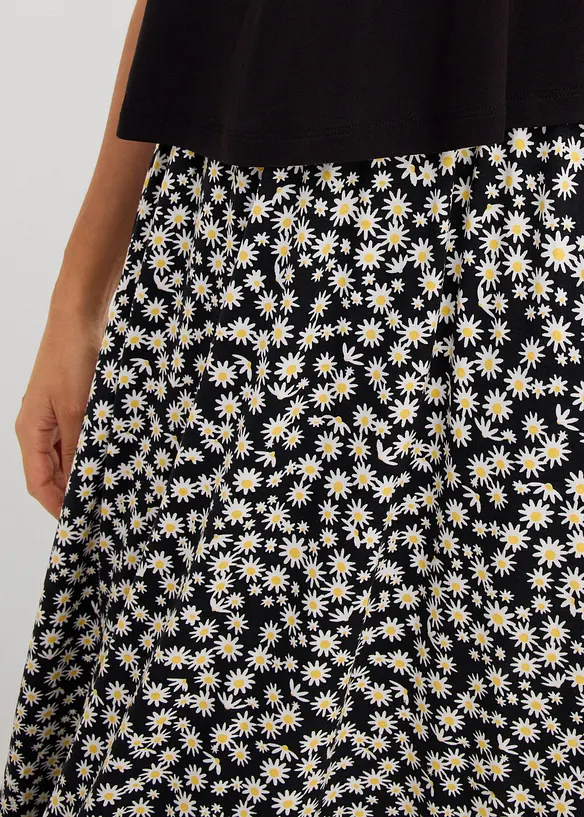 Maxikl&auml;nning i trik&aring; av viskos och elastan, bonprix