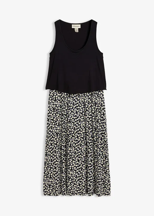 Maxikl&auml;nning i trik&aring; av viskos och elastan, bonprix