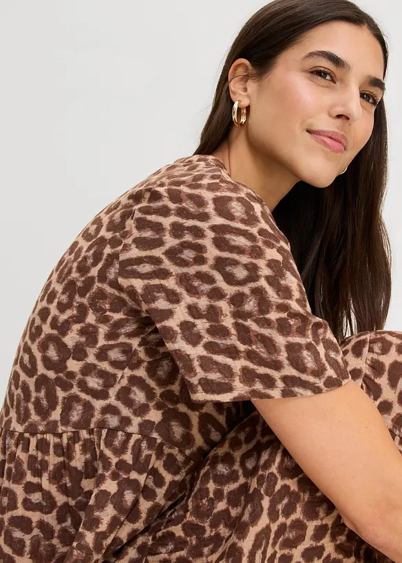 Kl&auml;nning av mjuk muslin, bonprix