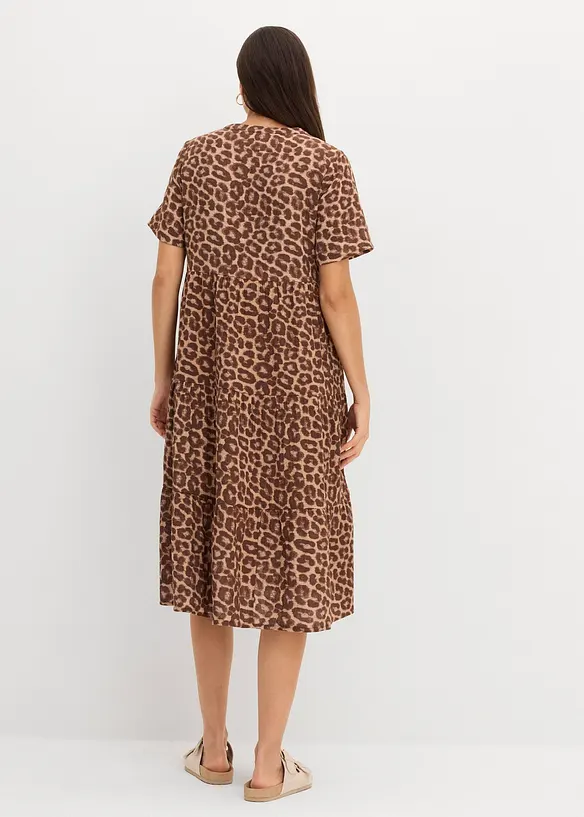 Kl&auml;nning av mjuk muslin, bonprix