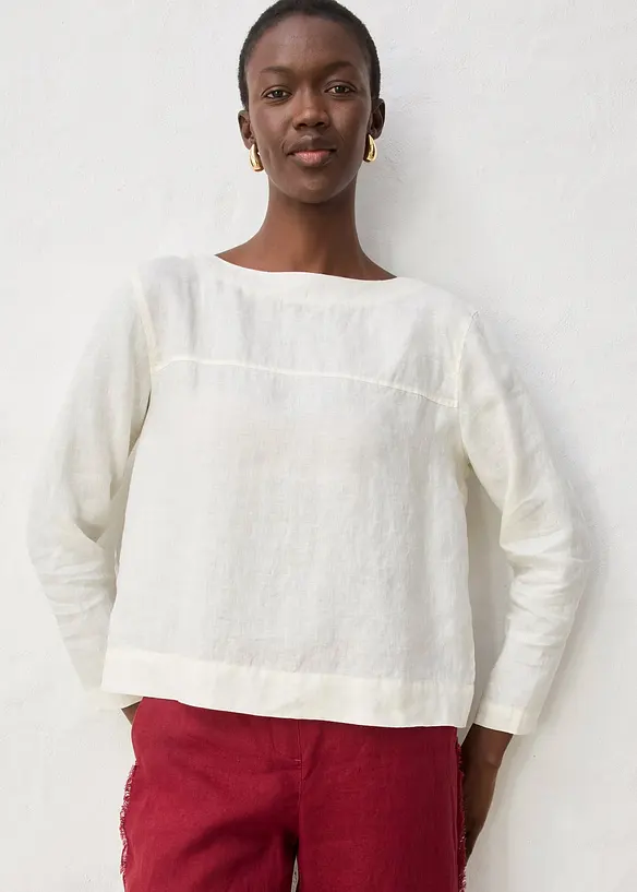 Tunika i rent lin, bonprix