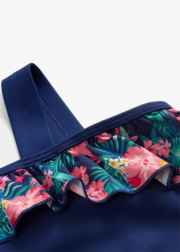 One shoulder-baddr&auml;kt med volang, bonprix