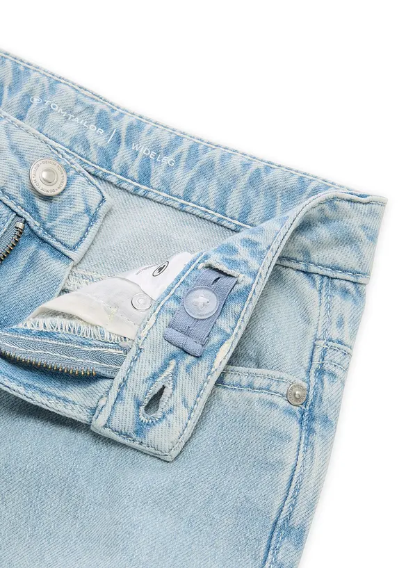 Wide Leg Jeans Mid Waist fr&aring;n Tom Tailor, Tom Tailor