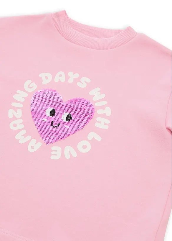 Sweatshirt med v&auml;ndbara paljetter fr&aring;n Tom Tailor, Tom Tailor