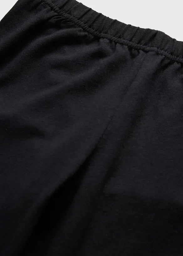 Caprileggings i elastisk bomullsmix (4-pack), bonprix