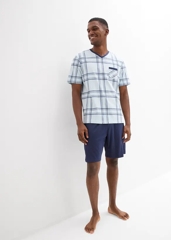 Kort pyjamas i bomull, bonprix