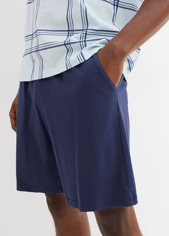 Kort pyjamas i bomull, bonprix