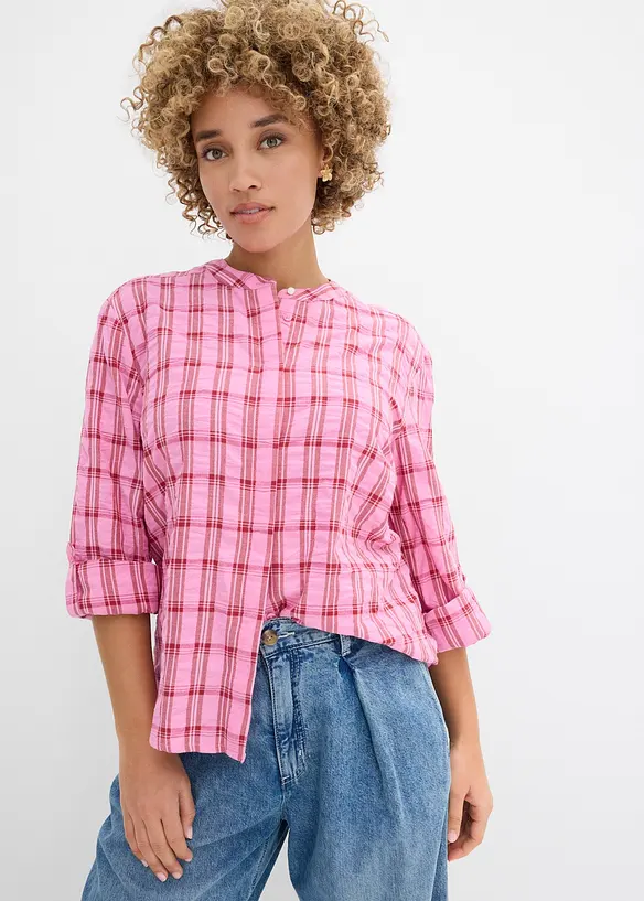 Blus i bomull, bonprix