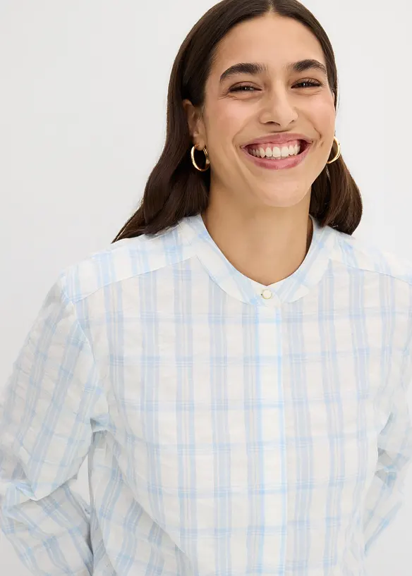 Blus i bomull, bonprix