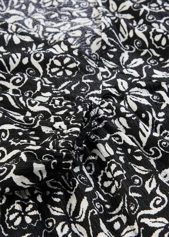 Tunikakl&auml;nning av l&auml;tt kr&auml;pp, bonprix