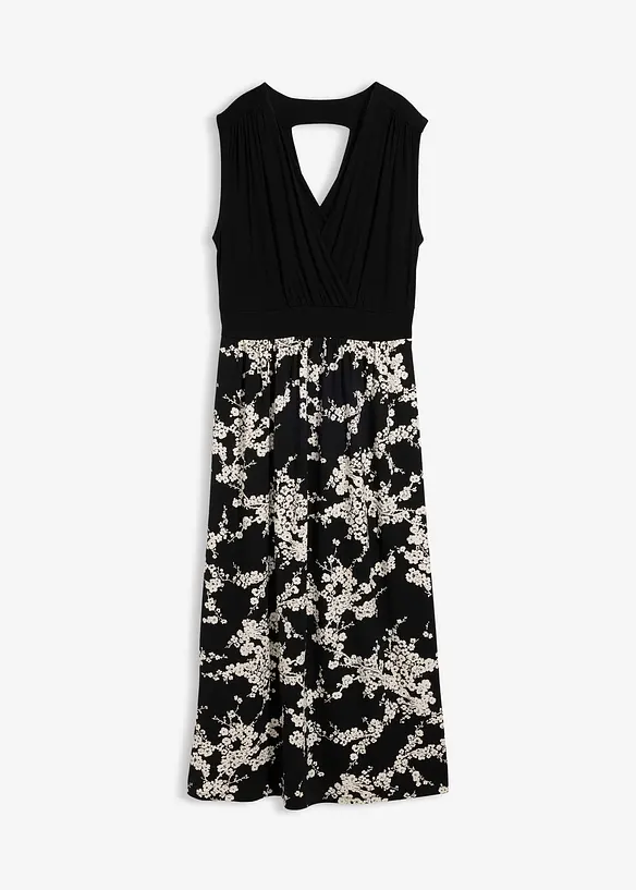 Jerseykl&auml;nning i viskosmix, bonprix