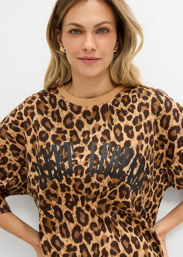 Oversizetopp i ekologisk bomull, bonprix