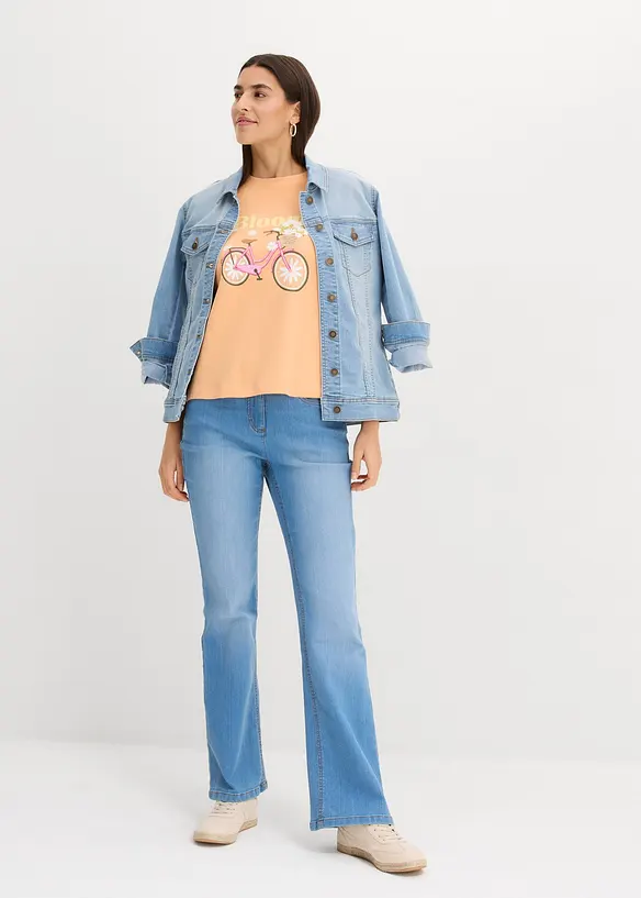 Ledig T-shirt i bomull, bonprix