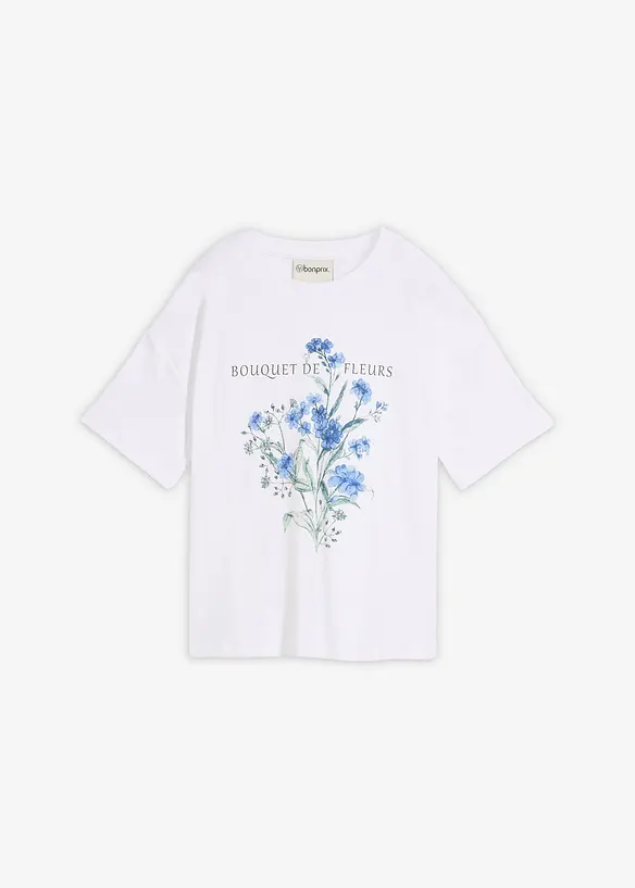 Ledig T-shirt i bomull, bonprix