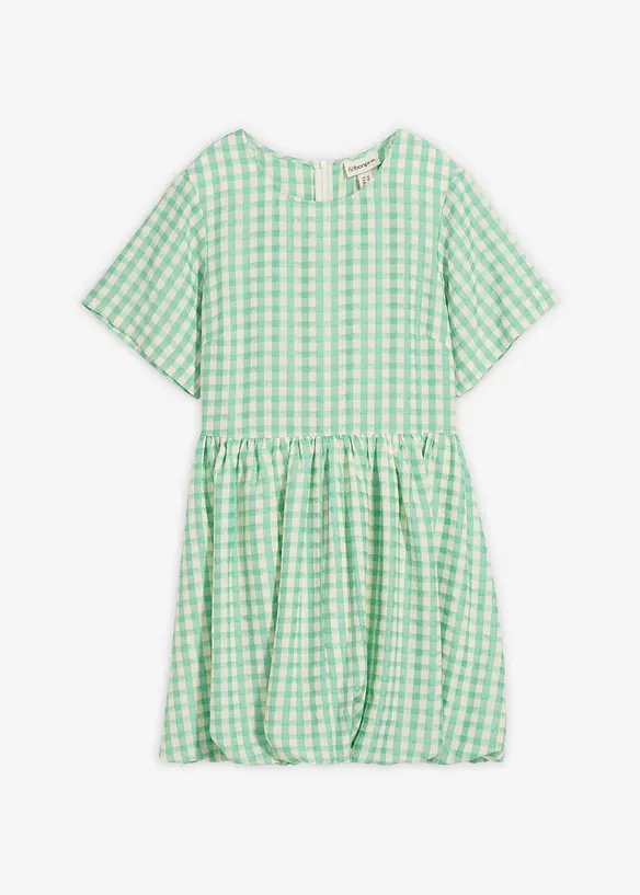 Kort kl&auml;nning med ballongformad nederkant, bonprix