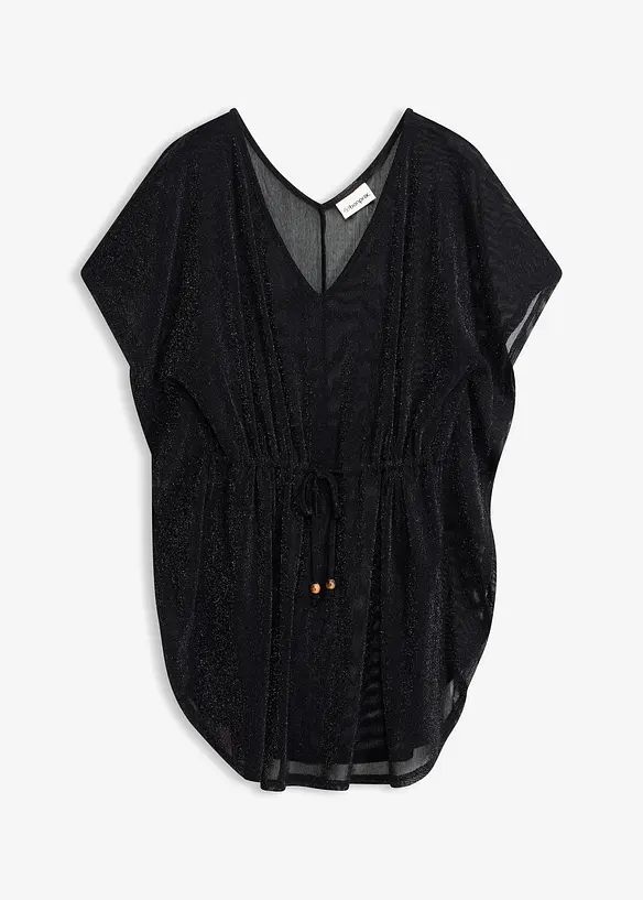Strandtunika i glittrigt material, bonprix