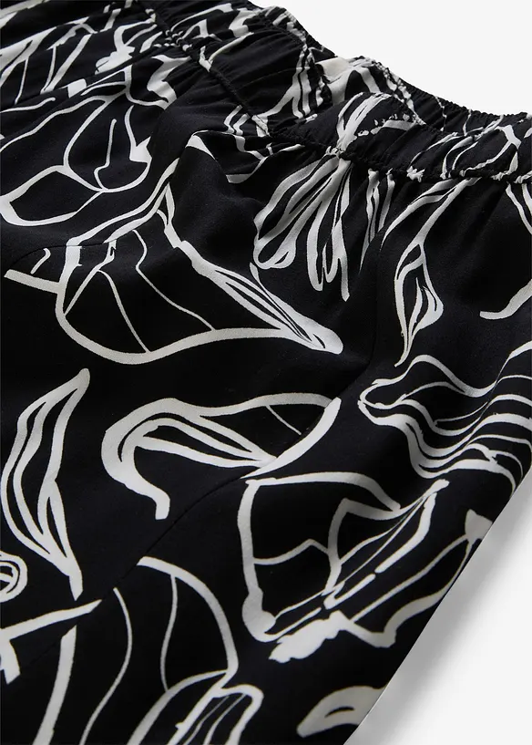 Maxikjol med krinklad effekt, bonprix