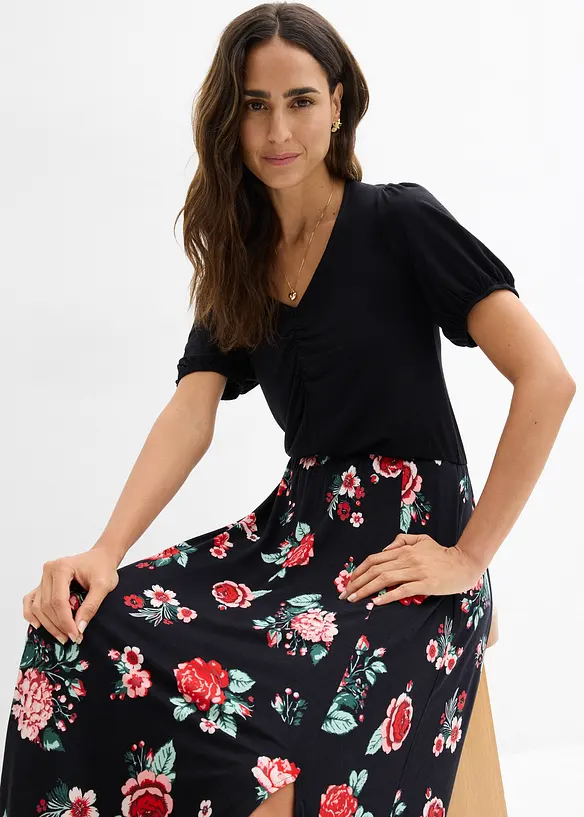 Maxikl&auml;nning i viskosmix, bonprix