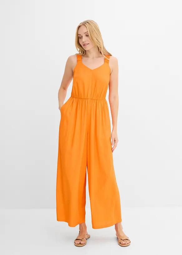 Jumpsuit i f&ouml;ljsam viskos, bonprix