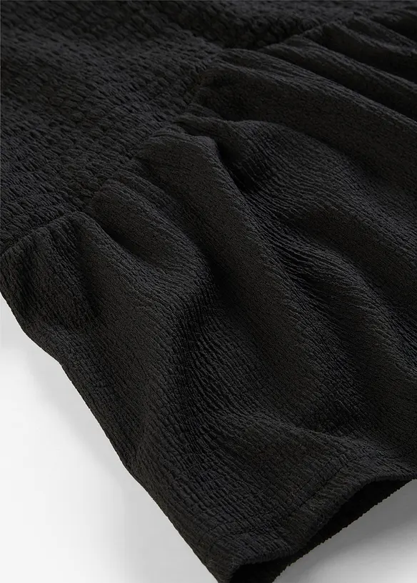 Topp i kr&auml;ppat material med struktur, bonprix