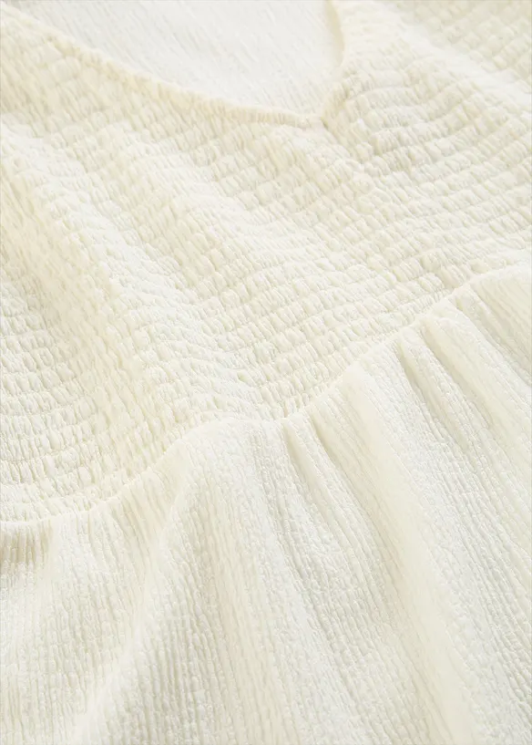 Topp i kr&auml;ppat material med struktur, bonprix