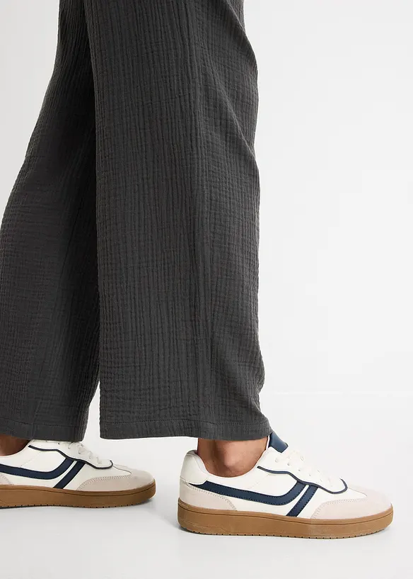 Dra p&aring;-byxa i muslin, bonprix