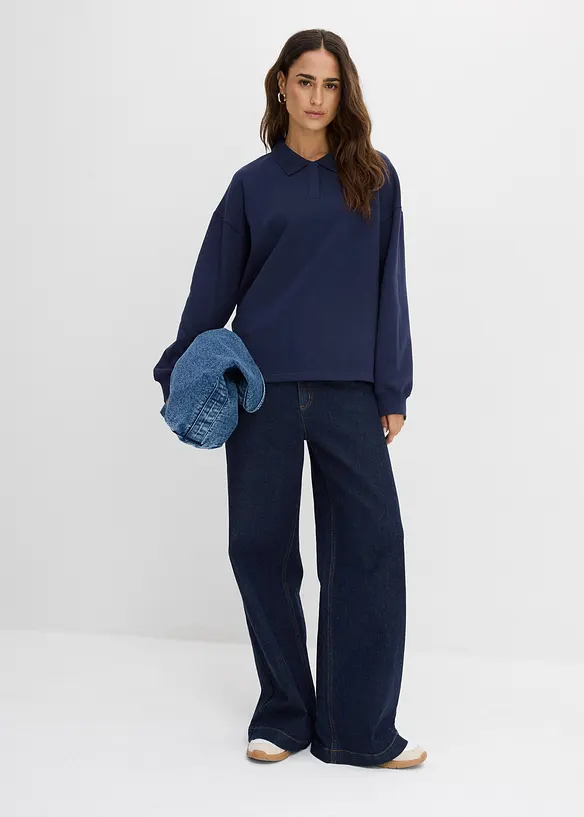 Sweatshirt i ekologisk bomull, bonprix