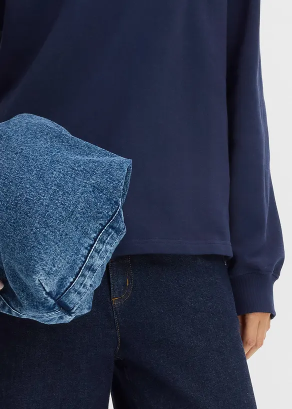 Sweatshirt i ekologisk bomull, bonprix