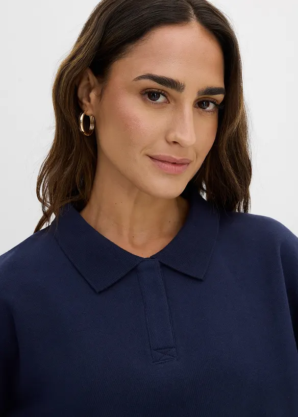 Sweatshirt i ekologisk bomull, bonprix