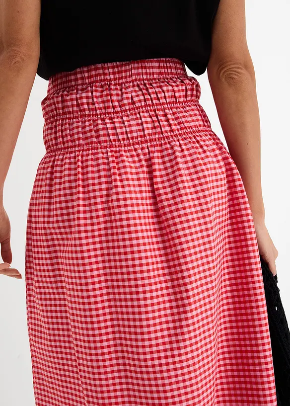 Maxikjol av elastisk bomullsmix, bonprix