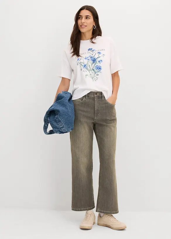 Ledig T-shirt i bomull, bonprix