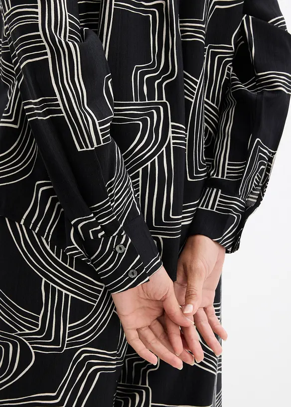 Blus i viskosmix, bonprix