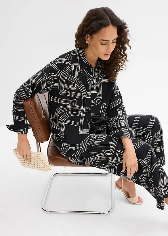 Blus i viskosmix, bonprix