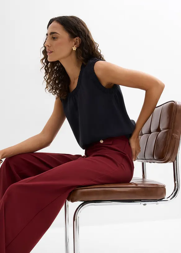 Bluslinne i viskosmix, bonprix