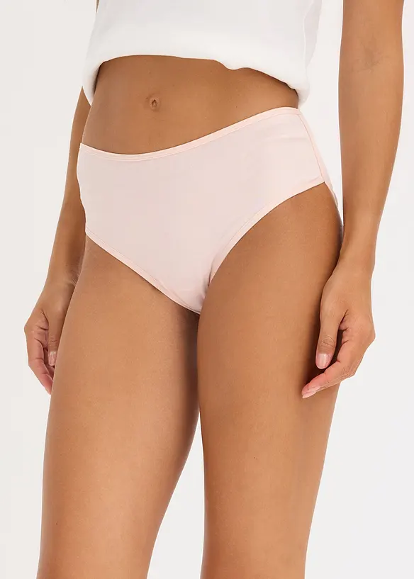 Maxihipstertrosa med mjuk bomull (4-pack), bonprix