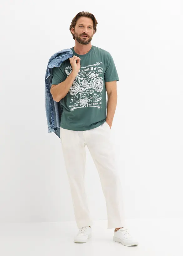 T-shirt i bomull (2-pack), bonprix