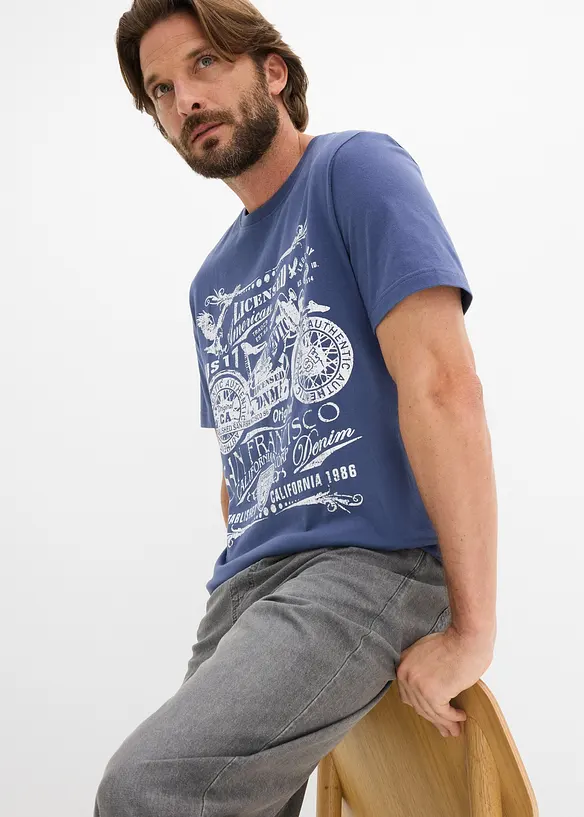 T-shirt i bomull (2-pack), bonprix