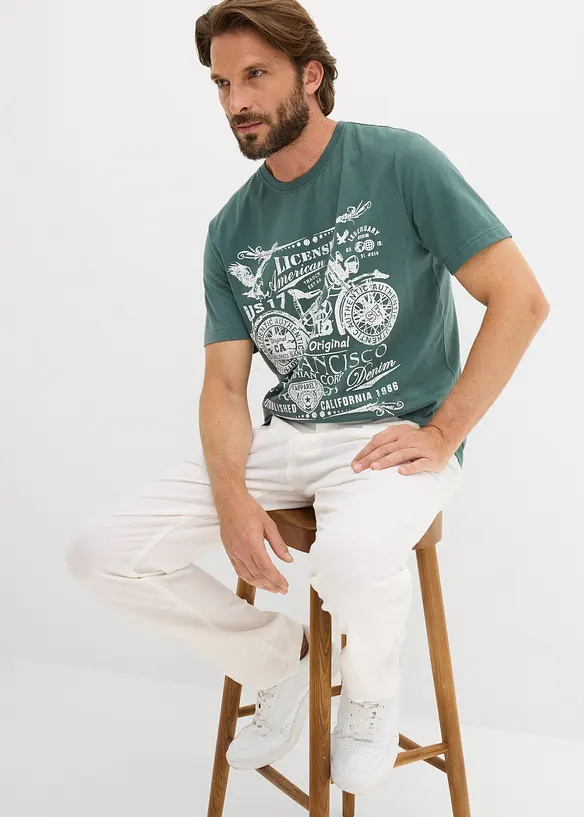T-shirt i bomull (2-pack), bonprix