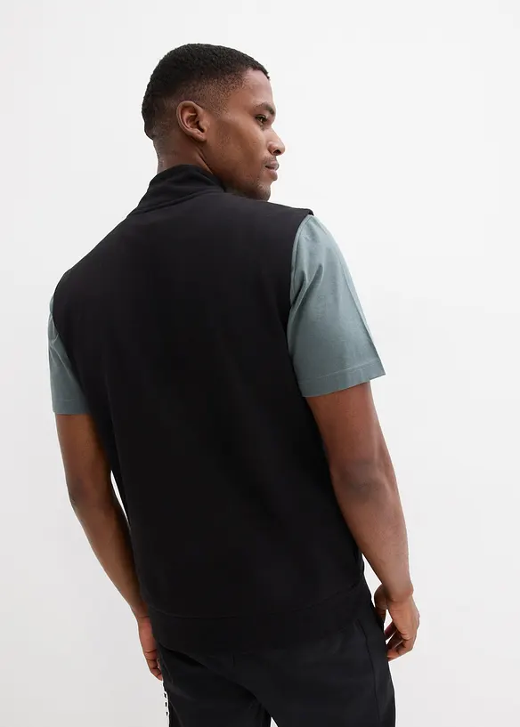 Sweatv&auml;st med st&aring;krage, bonprix