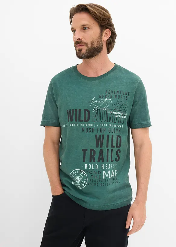 T-shirt med tv&auml;ttade effekter, bonprix