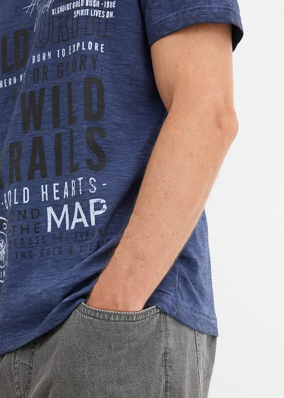 T-shirt med tv&auml;ttade effekter, bonprix