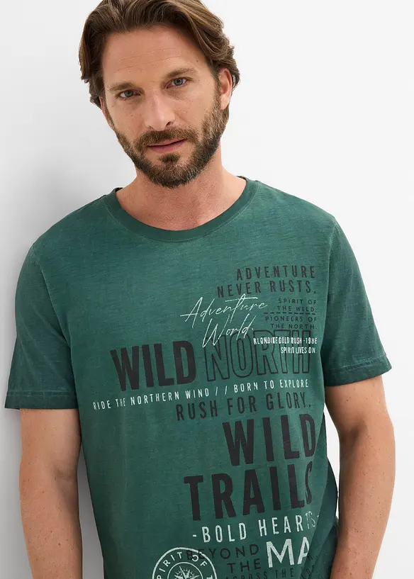 T-shirt med tv&auml;ttade effekter, bonprix