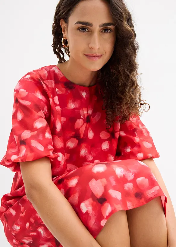 Kl&auml;nning med ballong&auml;rmar, bonprix