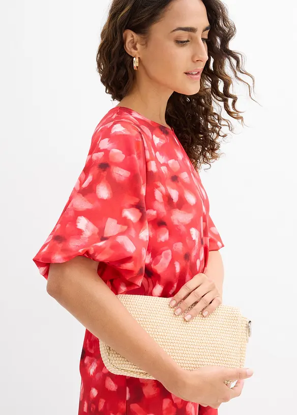 Kl&auml;nning med ballong&auml;rmar, bonprix