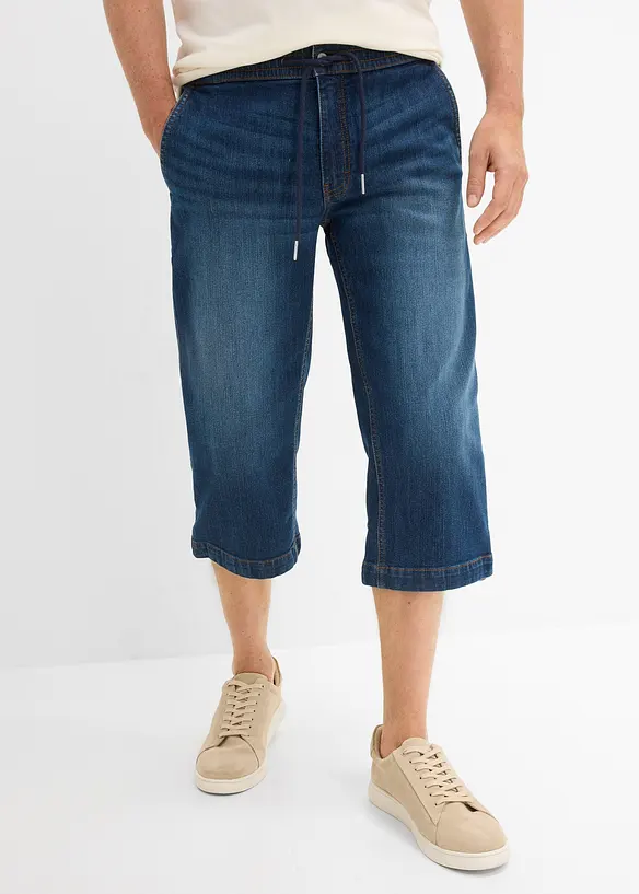 Dra p&aring;-jeans i 3/4-l&auml;ngd, Regular Fit, bonprix